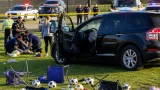 Two killed, multiple injured after vehicle drives onto youth soccer field in Wichita