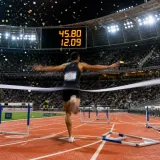 Alison dos Santos breaks 400m hurdles world record as Zurich meeting yields two world marks