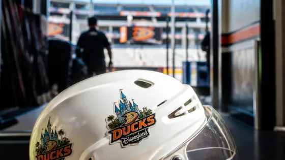 Anaheim Ducks add Disneyland Resort logo to team helmets ahead of 2026-27 season