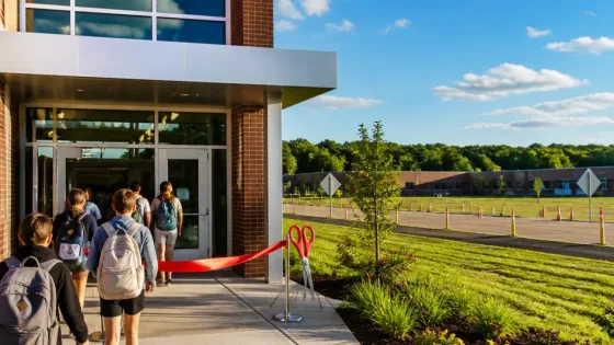 Carrollton-area students begin classes in new West Carrollton middle and high school building