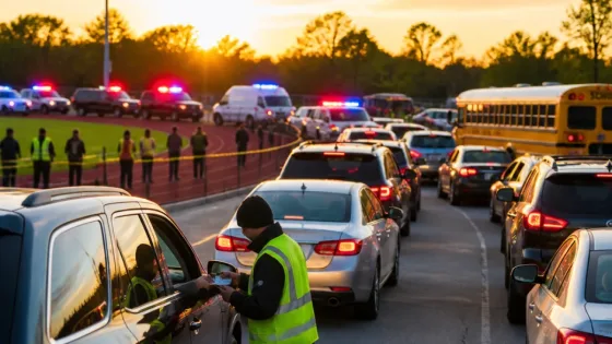 Carrollton students moved to stadium after Blalack Middle School evacuated over reported leak