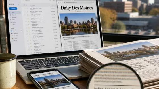 Des Moines Readers Warned About Surge in AI-Generated 'Local' News Sites