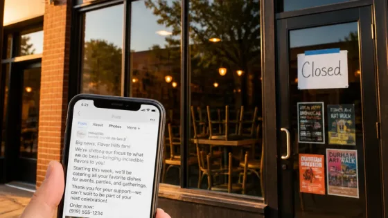 Durham’s Flavor Hills location closes immediately, owners cite shift to catering