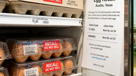 FDA classifies Texas egg recall as highest risk as Salmonella outbreak sickens 98