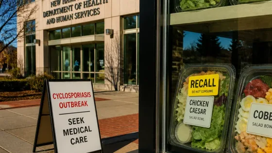 Health officials report 79 cyclosporiasis cases in New Hampshire amid recall-linked exposures