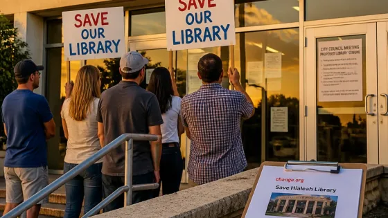 Hialeah residents push back on $8M plan to reshape JFK Library