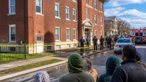 Manchester neighbors shaken after afternoon shooting at Grove Street apartment building