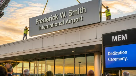 Memphis airport renamed Frederick W. Smith International Airport in formal dedication