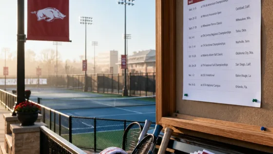 Razorbacks women's tennis releases 2026 fall slate after program reinstatement
