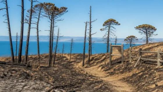 Santa Rosa Island fire may wipe out as much as 80% of rare Torrey pine grove