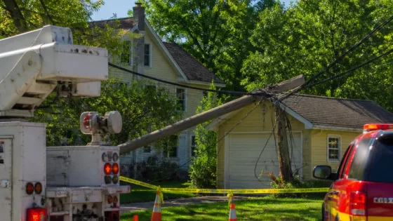 Springfield homeowner says downed utility wires remain in backyard more than a week after storm