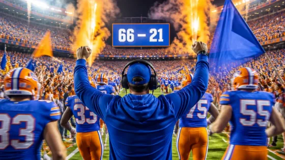 Sumrall’s first night in the Swamp: Gators rout FAU 66-21 in statement opener