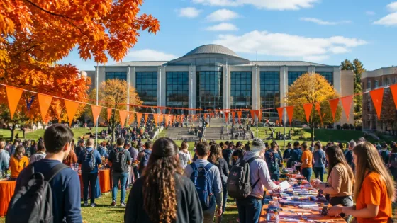 Syracuse University captures fall campus life, student engagement and community events