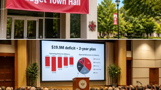 UL Lafayette president outlines two-year plan to erase $19.9M shortfall in Lafayette