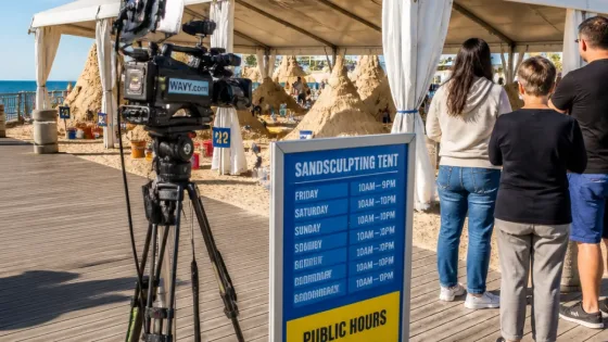 Virginia Beach opens Sandsculpting Tent for 52nd Neptune Festival with live stream and public schedule