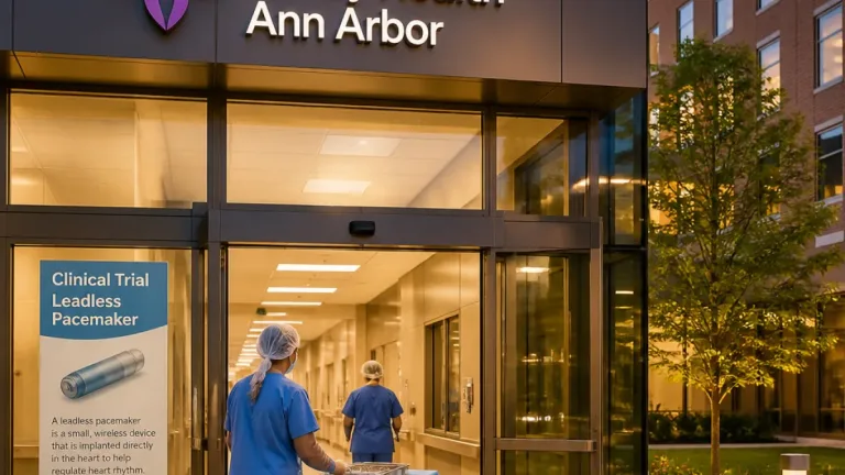 Ann Arbor hospital performs Midwest’s first implant of next‑generation leadless pacemaker