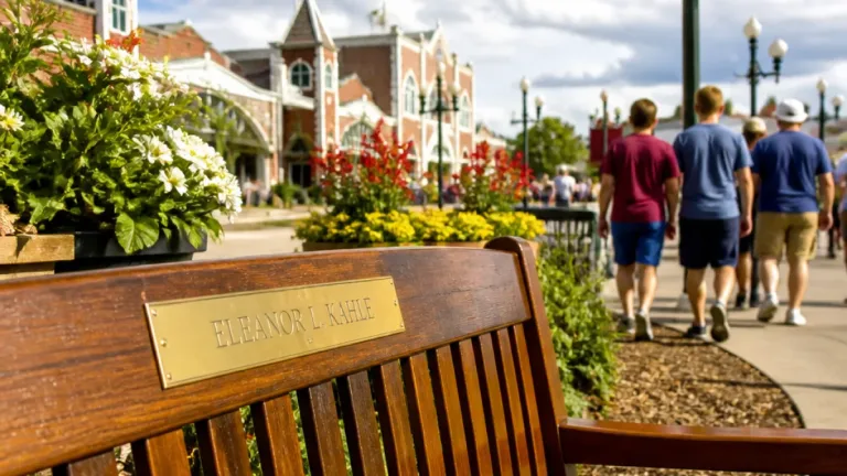 Bench at Nebraska State Fair honors longtime meteorologist Kent Boughton