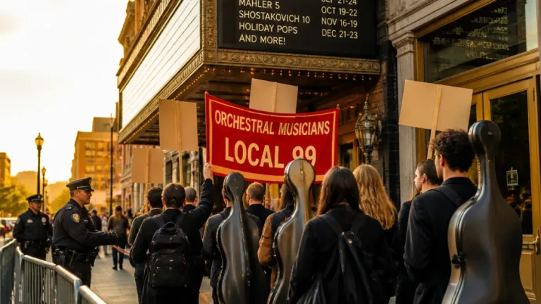 Boston Symphony musicians authorize first strike in orchestra's 145-year history