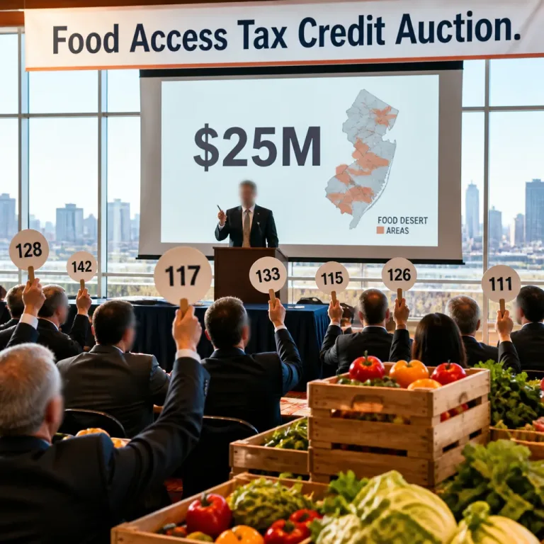 New Jersey to Auction Up to $25M in Tax Credits to Fund Food-Access Programs
