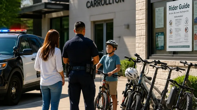 Carrollton police issue clear guide on bicycle and e‑bike rules for riders and parents