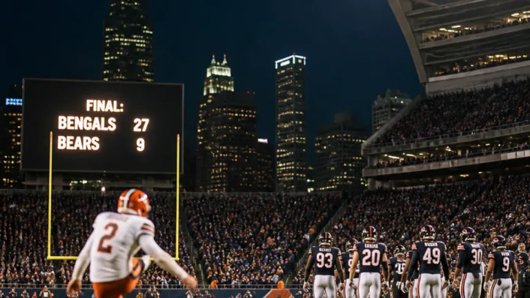 Chicago Bears fall 27-9 in preseason loss to Bengals as offense struggles continue