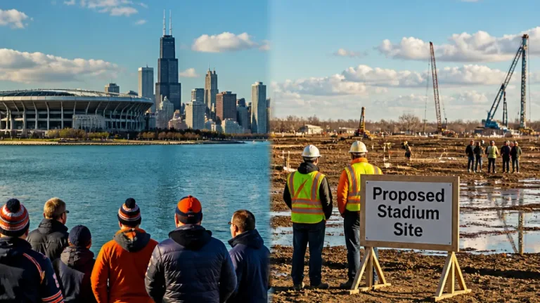 Chicago watches as Bears say Hammond, Indiana, is primary site for new stadium
