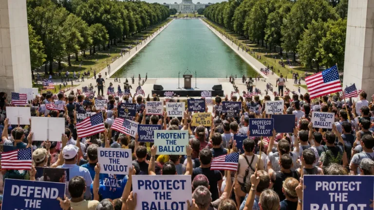 Civil rights leaders converge on National Mall to press voting-rights fight ahead of midterms