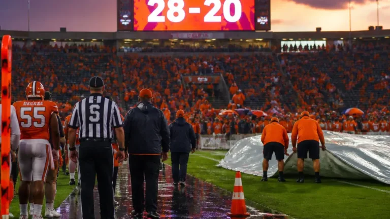 Clemson’s late surge, weather delays and questions linger after 28-20 win over North Carolina