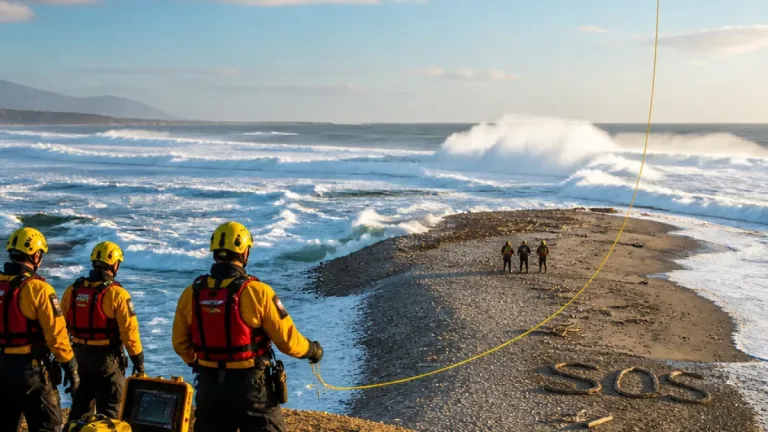 Coast rescue: Three tourists saved after tide traps them on remote Netarts-Oceanside beach