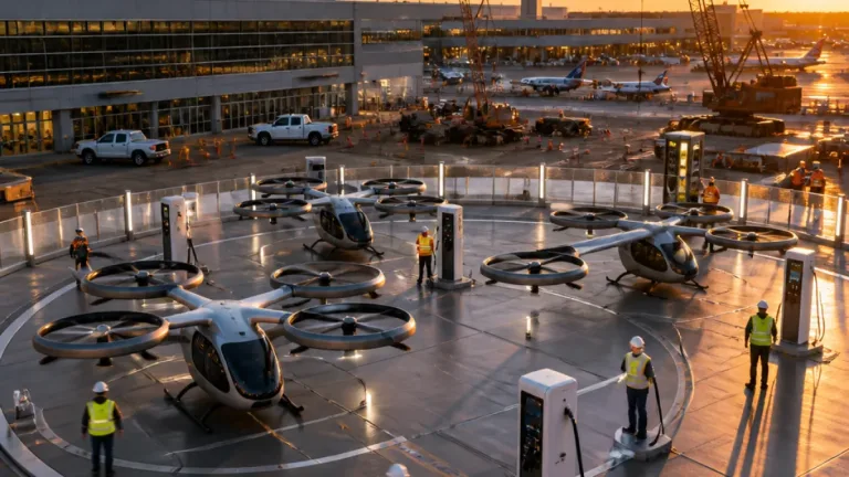 Columbus courts electric air taxis with proposed eVTOL charging hub at local airport
