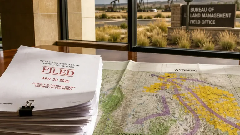 Conservation groups sue BLM over Colorado and Wyoming oil and gas lease sales