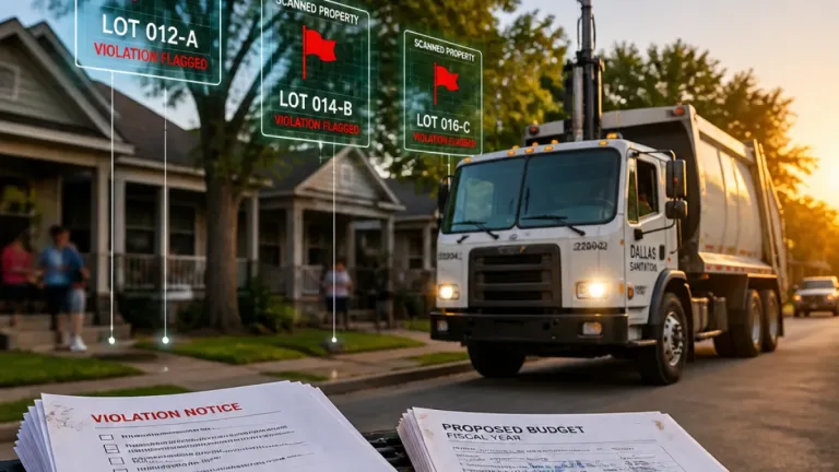 Dallas expands use of AI cameras on trash trucks; privacy and equity concerns raised