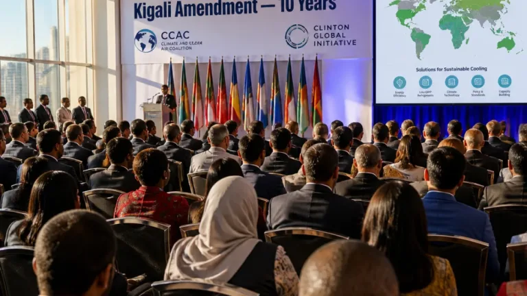 Delegates mark Kigali Amendment’s 10th year at Climate Week as focus shifts to country-led action