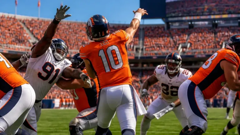 Denver Broncos seeing too many passes batted at line of scrimmage, raising offensive concerns