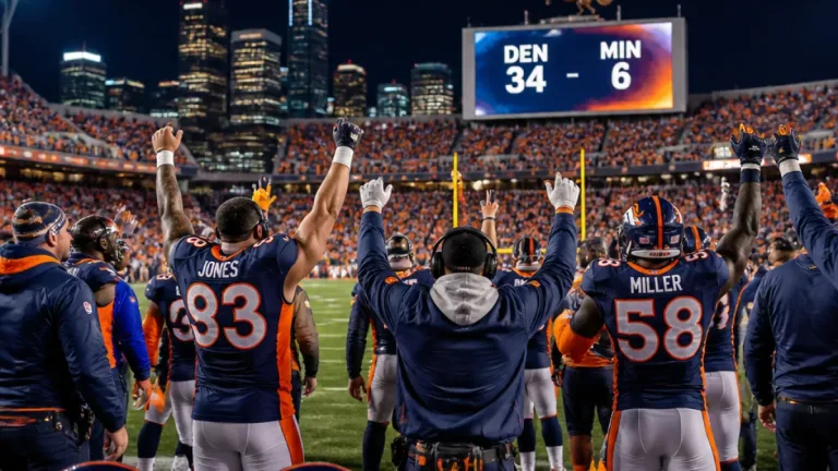 Denver’s Broncos finish preseason with commanding 34-6 win over Vikings