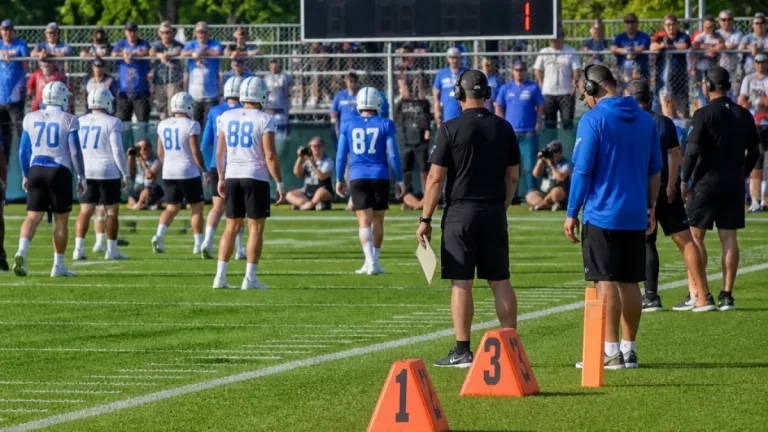 Detroit Lions dial back intensity on Day 18 of camp; St. Brown, Gibbs among standouts
