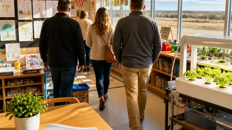 Education secretary tours North Dakota classrooms, cites rural innovations on 50-state tour
