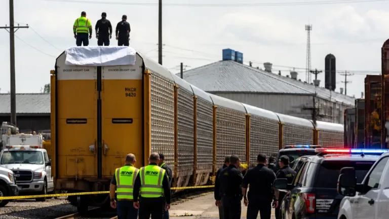 Elkhart homicide unit investigates after woman found atop stopped train car