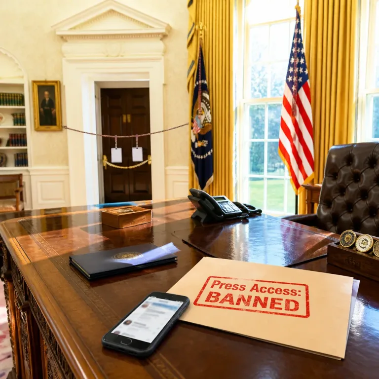 Trump says he is banning CNN, MS NOW and Politico from the White House