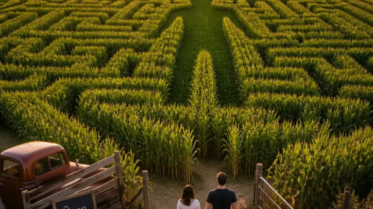 Evansville farm’s Charlie Kirk corn maze sparks backlash, raises free-speech debate