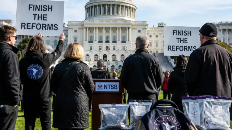 Families of 67 victims press Congress, regulators for aviation reforms after Potomac collision