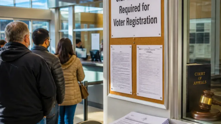 Federal appeals court temporarily restores Ohio proof-of-citizenship rule for motor-voter registrations