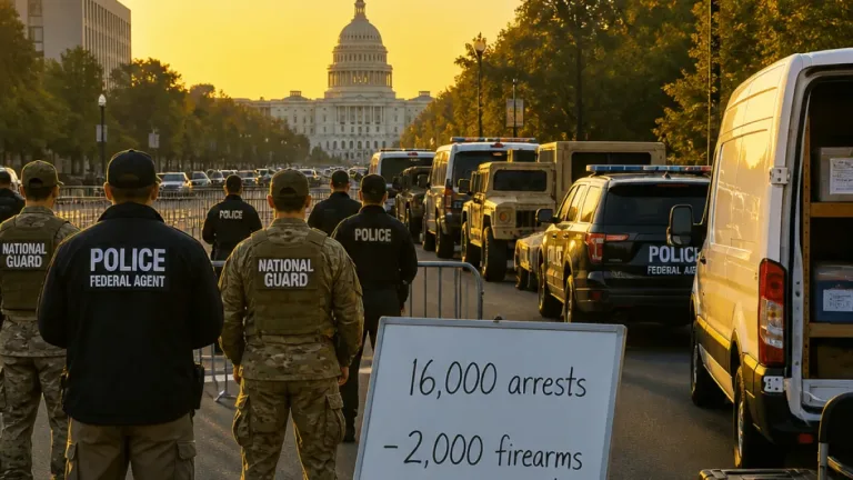 Federal crackdown in D.C. marks one year with more than 16,000 arrests, officials say