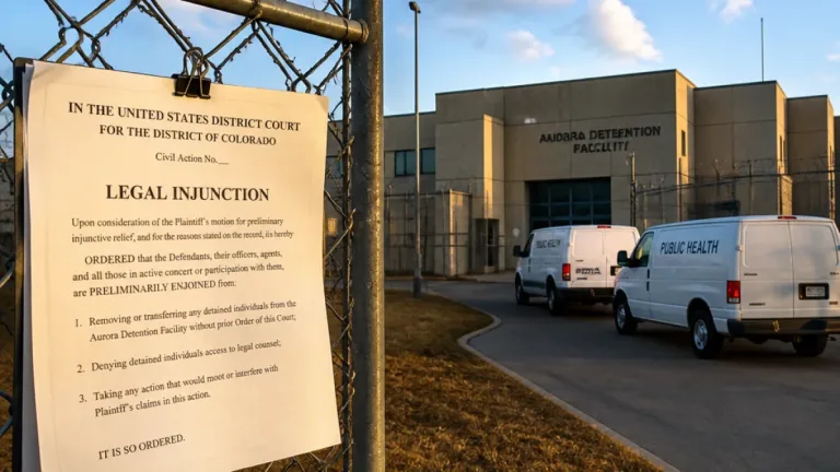 Federal judge blocks part of Colorado law requiring unannounced inspections at GEO immigration facility