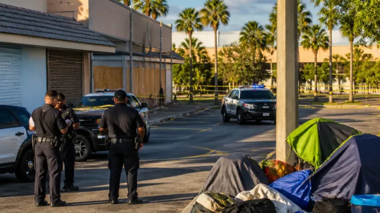Fort Lauderdale police clear parking lot used by supervised sex offenders; housing gap remains