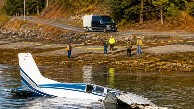 Four killed when small plane crashes into shallow water near Seldovia