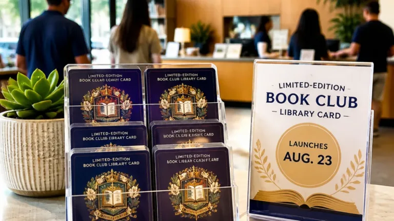Fullerton Public Library Releases Limited-Edition Laufey Book Club Card to Mark Aug. 23 Celebration