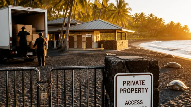 Future of Punaluu Black Sand Beach Park uncertain as county lease expires