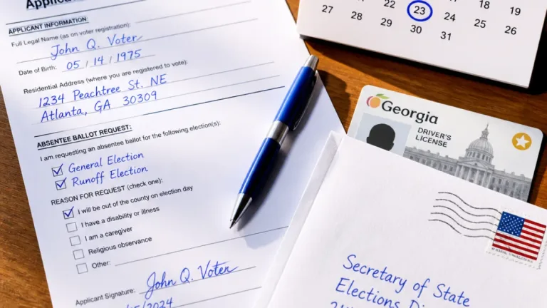 Georgia opens absentee ballot applications for November midterms; deadline Oct. 23