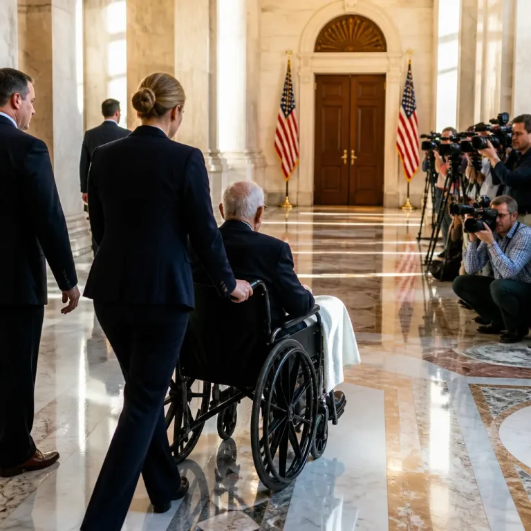 Sen. McConnell returns to Senate after three-month recovery, appears frail but resumes duties